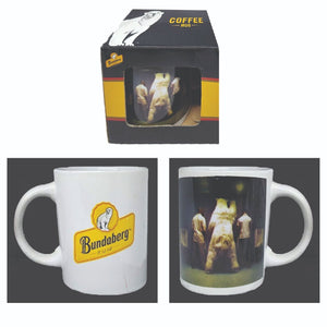 BUNDABERG RUM 1990's Boxed 1 x Coffee Mug  400ml BNIB BUNDY BEAR PEEING BAR CAVE