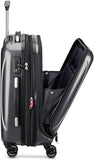 DESLEY Paris Helium Aero Hardside Spinner 55cm Carry On Suitcase TITANIUM BNIB