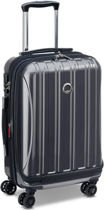 DESLEY Paris Helium Aero Hardside Spinner 55cm Carry On Suitcase TITANIUM BNIB
