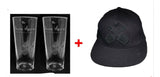 James Squire Malt Shovel 2 x Tapered Beer Glasses 320ml + Embroidered Cap BNWOB