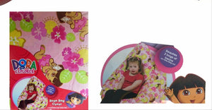 Dora The Explorer Designer Bean bag Licensed BNWT Pink Flowers and Dora print