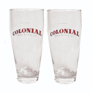 Colonial Brewery Margaret River WA 2 x  UK Pint Beer Glasses 600ml Man Cave