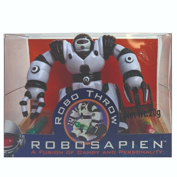 ROBOSAPIAN WOW WEE ROBO THROW 2004 CANDY DISPENSER MIB BNIB CANDY EXPIRED 2006
