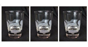 Baileys Irish Cream Bubble Base Liquor Tumbler Glasses 3 set BNWOB Luxury 250m