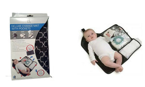 RYCO DELUXE BABY CHANGE MAT WITH POCKETS BNWT Light weight travel Hygienic  Safe