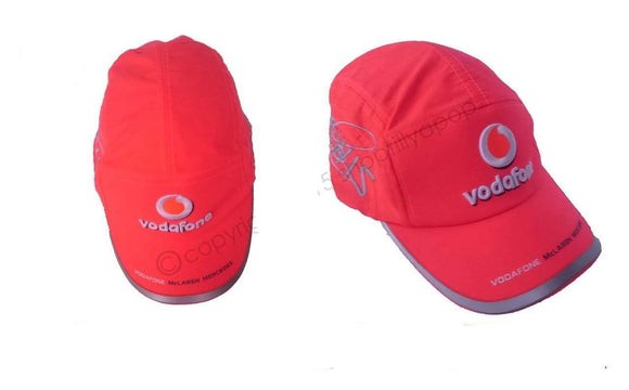 Mclaren Vodaphone F1 Jenson and Lewis Back 2 Back CAP med-large 55-60cm BNWT