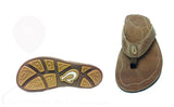 OLUKAI Kumu Java/Rattan - Size: Size 5 US Brown, Flip Flops, Leather - rubber