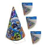 SKYLANDERS BIRTHDAY CUPCAKE STAND OR CANDLES OR HATS OR ALL TOGETHER BNWT