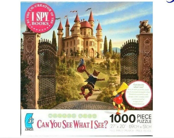 WALTER WICK CAN YOU SEE WHAT I SEE? PUSS IN BOOTS 1000 PIECE JIGSAW PUZZLE BNIB