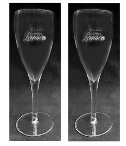 Lansen French Champagne 2 x Tulip Flute Glasses 160ml BNWOB Bubbles BRa BAR