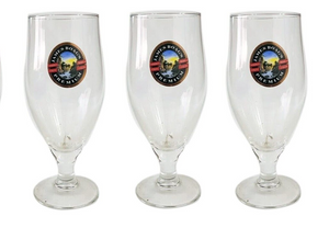 James Boag's Premium 3 x Tulip Beer Glasses Printed Logo 320ml BNIB MAN CAVE