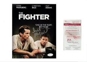 THE FIGHTER MOVIE FLYER 8x10" SIGNED BY MICKEY WARD WITH COA SPORTS MEMORABILIA