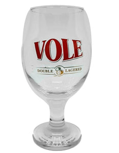 VOLE DOUBLE LAGER VINTAGE BEER TULIP GLASS 600ml TUBORG DENMARK MAN CAVE
