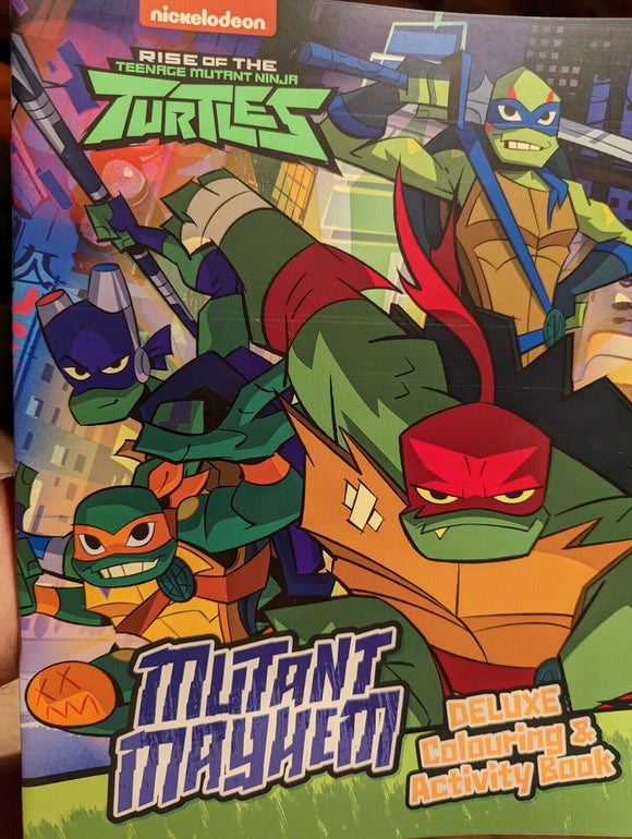 Rise of the Teenage Mutant Ninja Turtles Rise Up Colouring  Book Superheroes