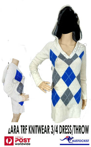 ZARA TRF 3/4 Length Dress Hoodie Wool Nylon High ST Fashion BNWT RRP $499.99