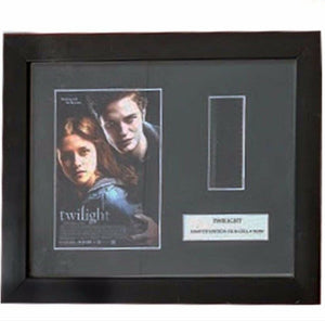TWILIGHT 2008 FRAMED ORIGINAL FILM CELL WITH COA BNWT 14X11" BLACK STAINED FRAME