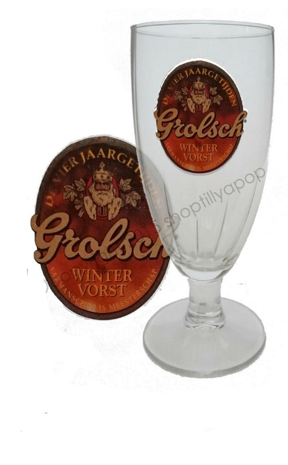 GROLSCH WINTER VORST Beer Tulip Glass 330ml 17cm (61/2