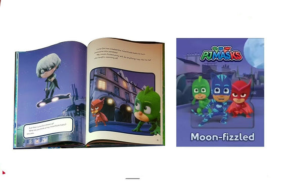 Pj Masks Moon-fizzled Lenticular Cover Picture Storybook Brand New HARDBACK