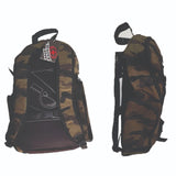 NO FEAR ARMY CAMMO KHAKI BACKPACK NFAD07  + FRONT STRAPS  FOR SKATEBOARD BNWT