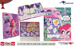 My Little Pony Pinkie Pie's Secret Story and Magnetic Scene Board + Magnets BNWT