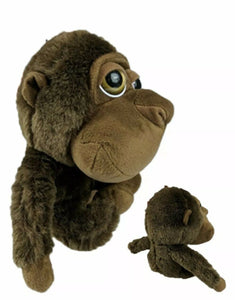 BIG HEADZ MONKEY PLUSH TOY 9 INCHES TALL BNWT Discontinued & RARE  COLLECTABLE