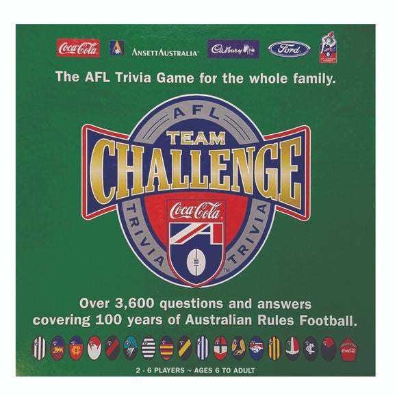AFL Team Challenge Trivia Board Game Vintage 1997  BNIB SEALED Over 3600 ?'s