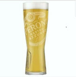 Peroni Nastro Azzuro 6 x New Signature Clear Nucleated Beer Glasses 400ml BNWOB