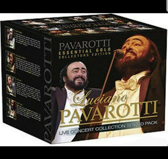 PAVAROTTI Essential Gold Collectors Edition Luciano (10 x CD) Brand New Sealed