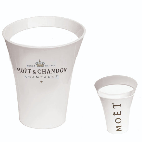 Moet & Chandon French Champagne Ice Bucket 3 Litre BNWOB Bubbles Bra BAR