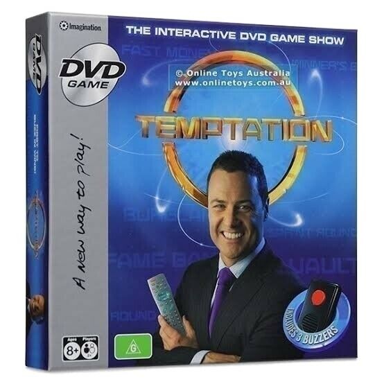 Temptation The Interactive DVD TV Game Show  Brand new SEALED Australia Regoin 0