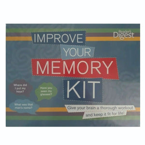 Reader's Digest Improve Your Memory Kit Game 2012 Brand New SEALED Educational