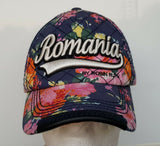 ROBIN RUTH ROMAINIA ADJUSTABLE EMBROIDERED CAP UNISEX ADULT BNWT MULTI COLOURED