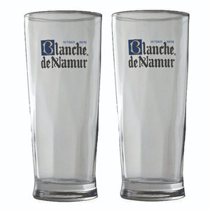 Blanche de Namur Belgian White 2 x Stange Beer Glasses 420ml BNWOB MAN CAVE