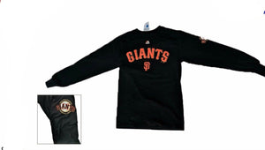 MLB Majestic San Francisco Giant Long Sleeve Graphic Sweater T shirt BNWT