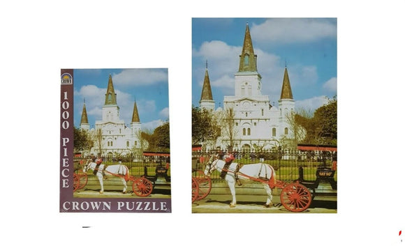ST LOUIS CATHEDRAL NEW ORLEANS 1000 PIECE JIGSAW PUZZLE 49x72cm BNIB SEALED