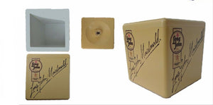 LONG JOHN MACDONALD WHISKY Vintage 1970's Ice Bucket 7" Cream EX' Cond UK Made