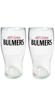 BULMERS IRISH CIDER ORIGINAL 2 PINT TULIP GLASSES BNWOB MAN CAVE IRELAND