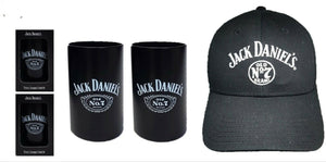 JACK DANIELS No. 7 JACK LIVES HERE 2 x STEEL COOLERS + EMBROIDERED CAP BNIB