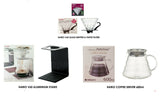 HARIO V60 Stand BLACK - COFFEE SERVER or GLASS DRIPPER or FILTERS or ALL 3 BNIB
