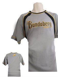 Bundaberg Rum BUNDY T shirt Mens Grey Small  BNWT Top quality Bear MAN CAVE