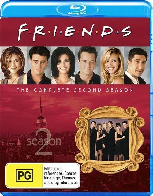 Friends : Season 2 (Blu-ray, 2013, 4-Disc Set) Brand new TV eries